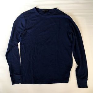 Forever 21 Navy Blue Men’s Thermal Long-sleeve